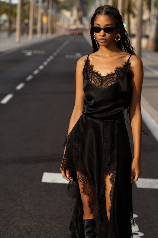 MARLEN DRESS IN BLACK