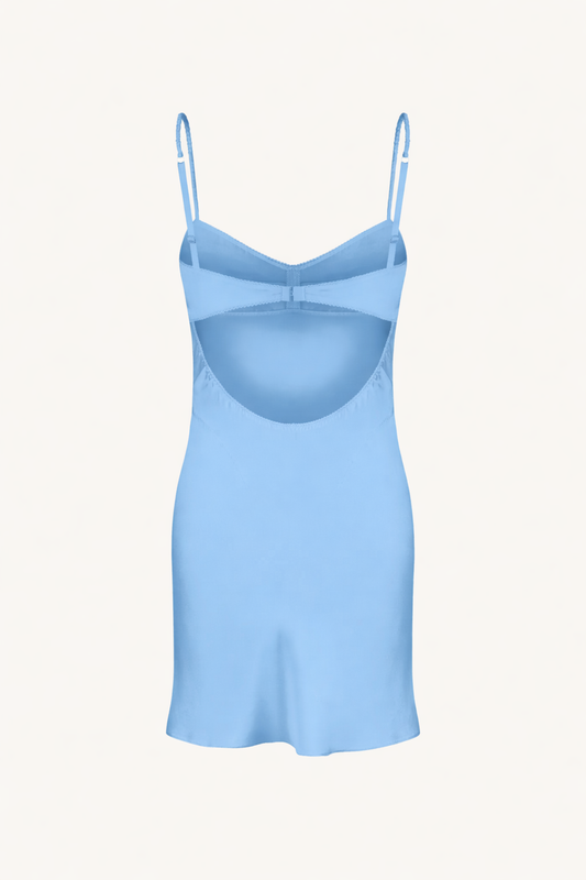 WATERLILY MINI SKY BLUE DRESS