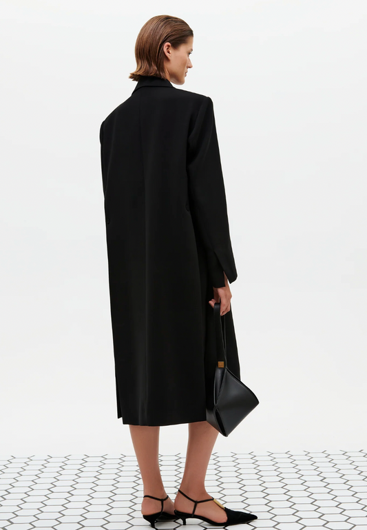 DECONSTRUCTED TRENCH BLACK