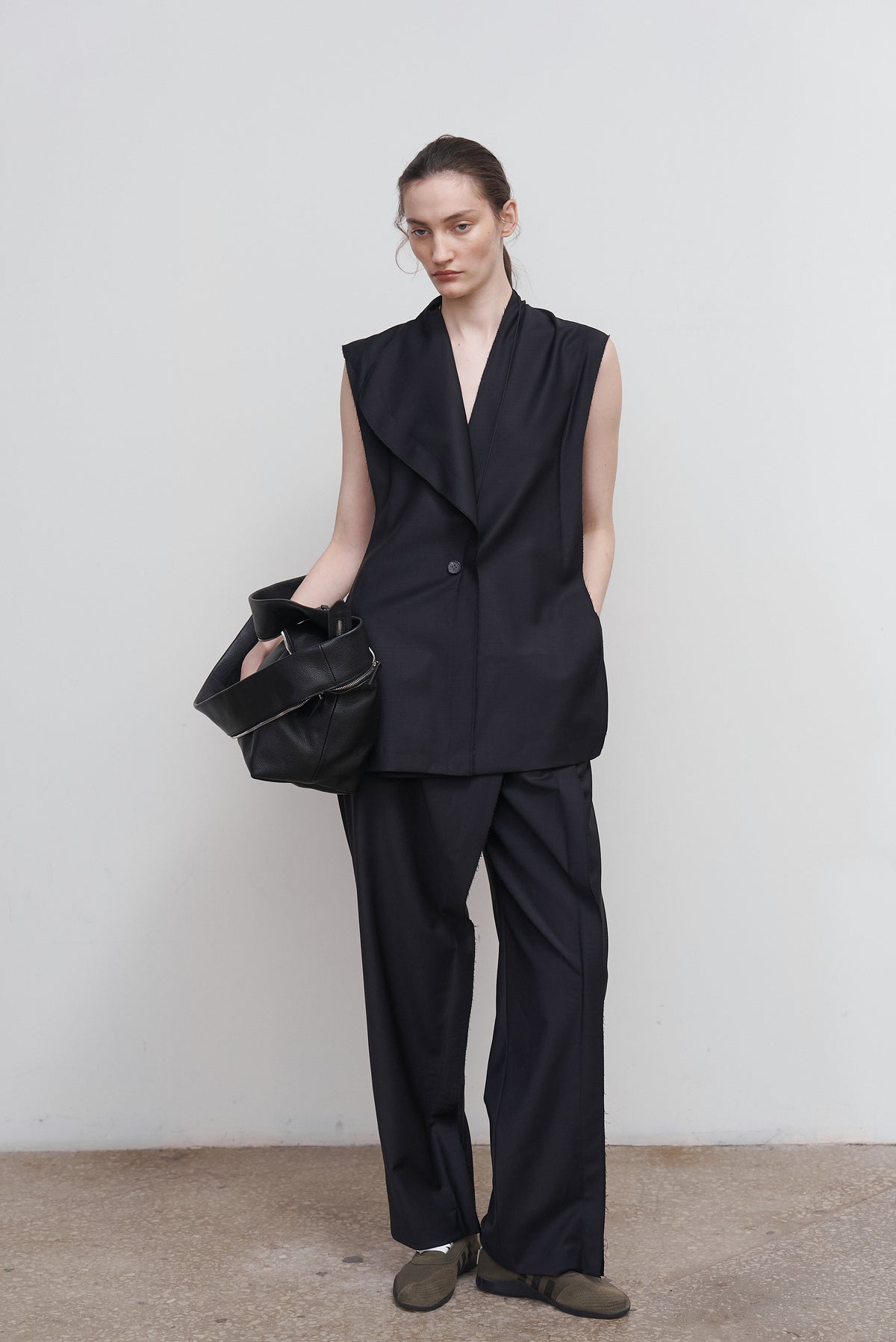 TAILORED ASYMMETRIC VEST