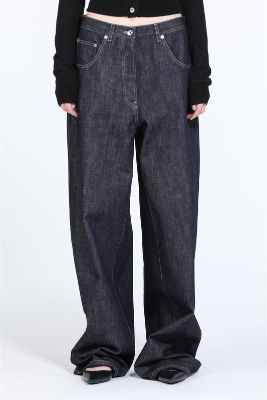 FIVE POCKET OVERSIZED JEAN