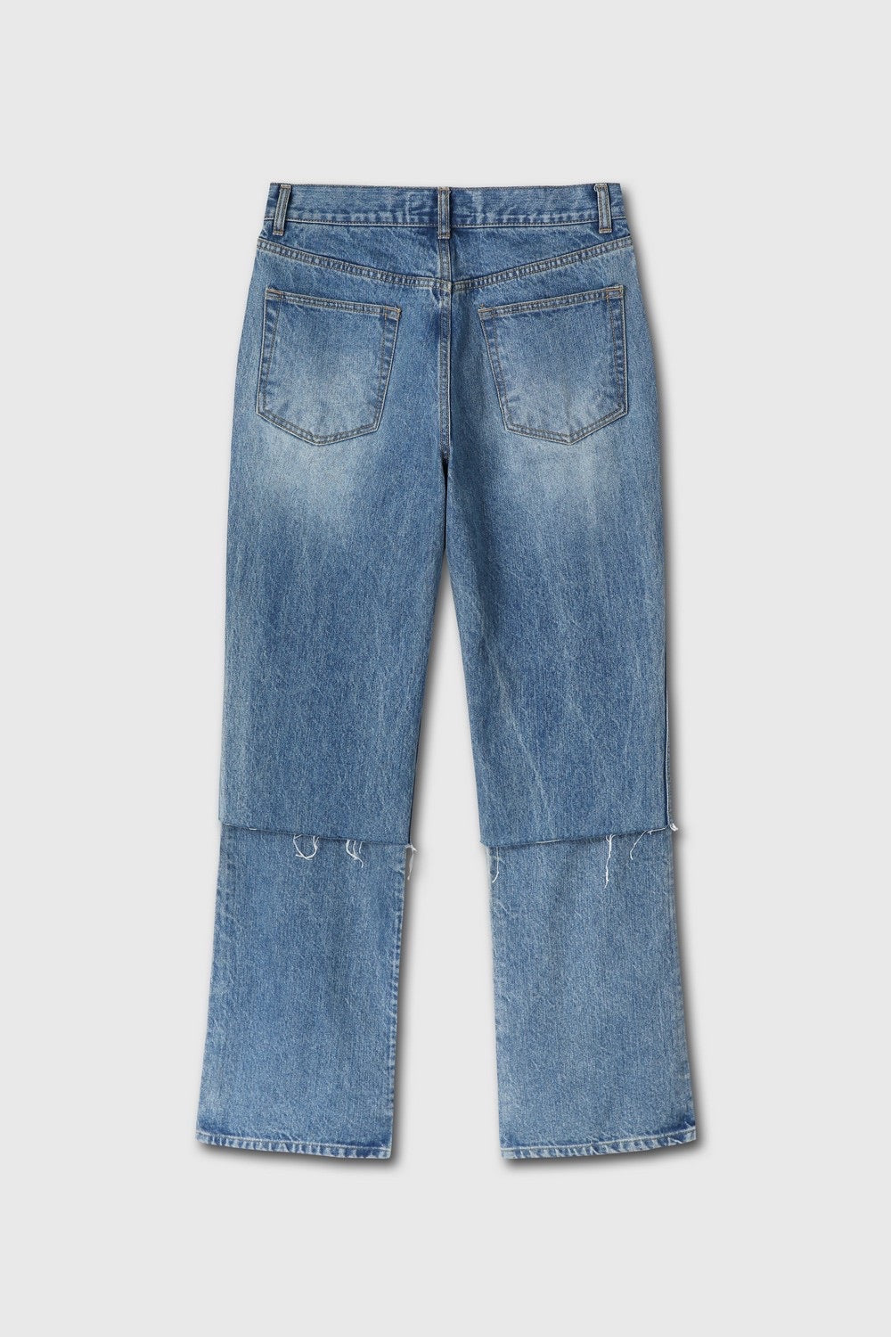 DOUBLE LAYERED BLUE JEANS
