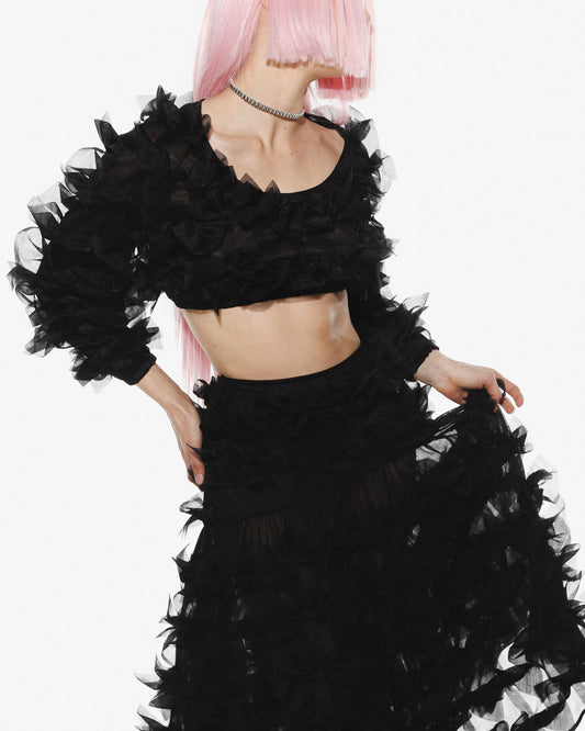 COMME DES FILLES BOW SKIRT