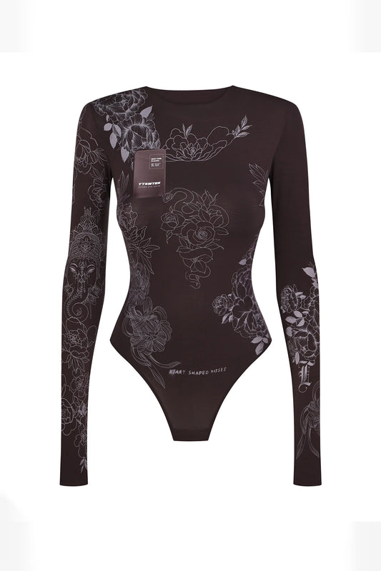 BODYSUIT SECOND SKIN BRUNETTE