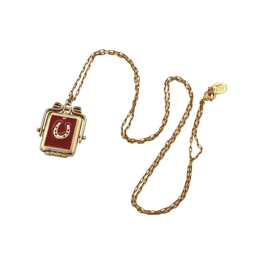 SACHA BOX HORSESHOE NECKLACE