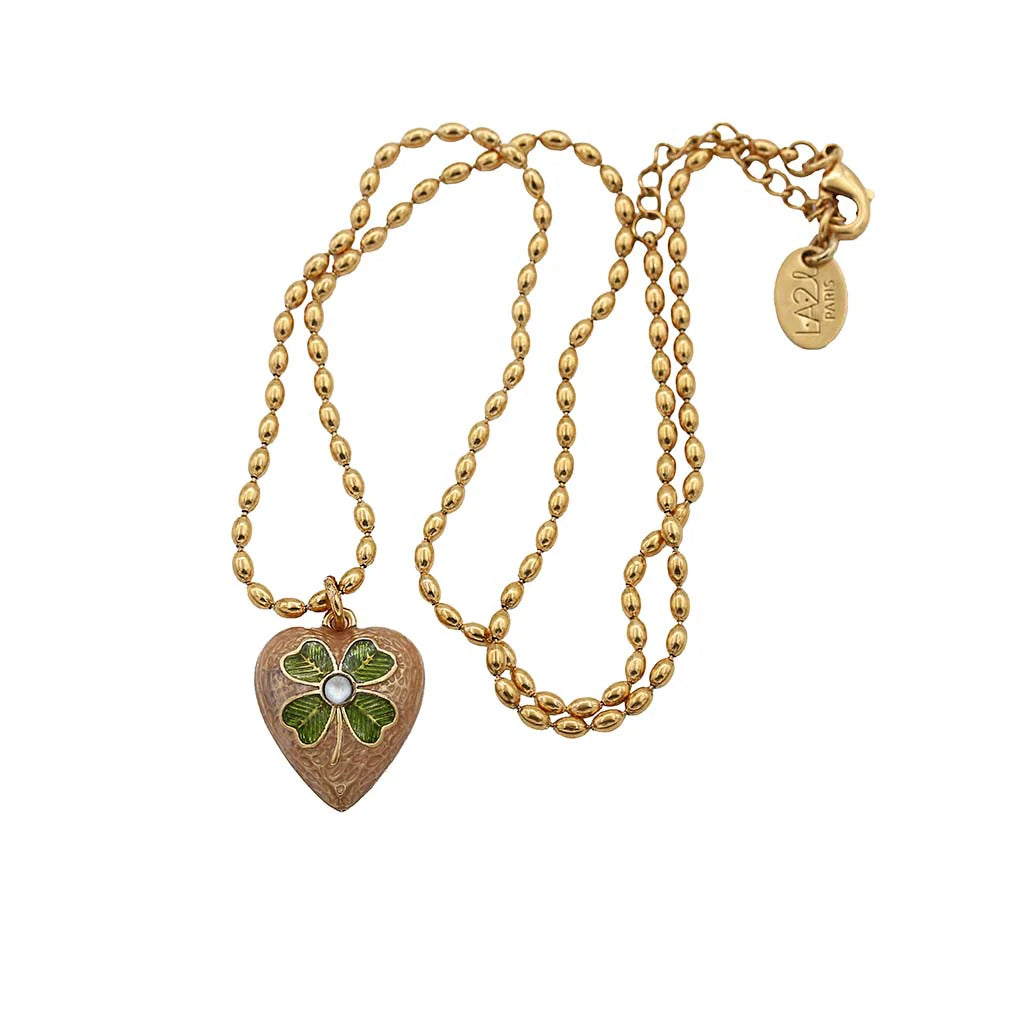 SACHA CLOVER HEART NECKLACE