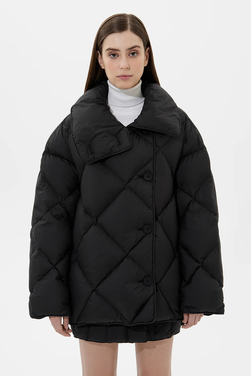COZY QUEEN JACKET MICRO BLACK
