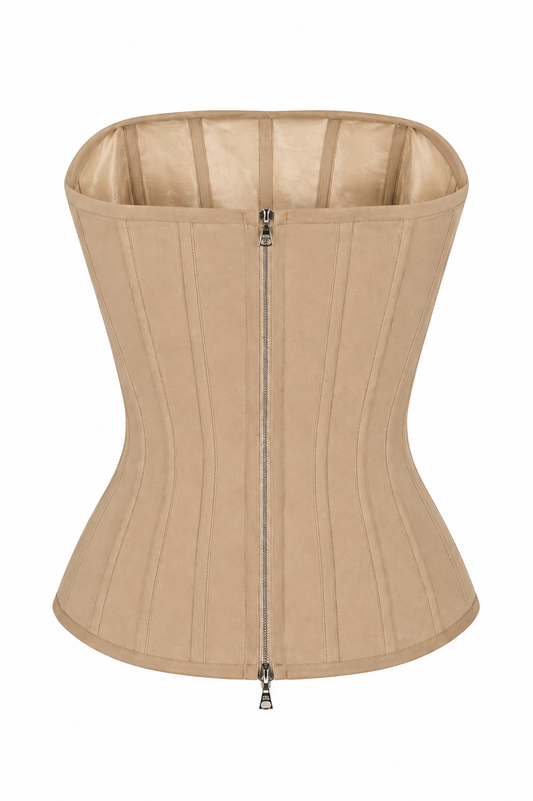 BEIGE STRAPLESS CORSET