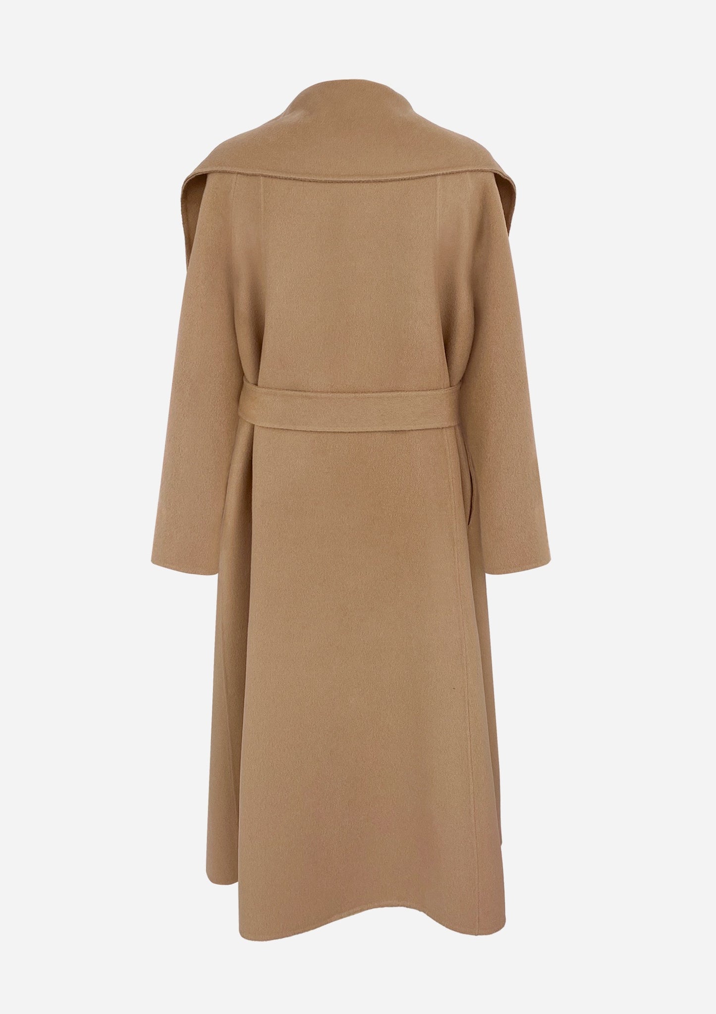 DIANA CAMEL OVERSHAWL HANDMADE COAT