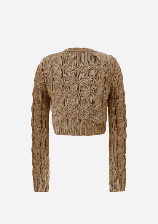 ITALY CALIGARIS CABLE KNIT