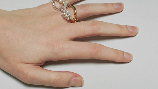 DOUBLE WAVE CLUSTER RING