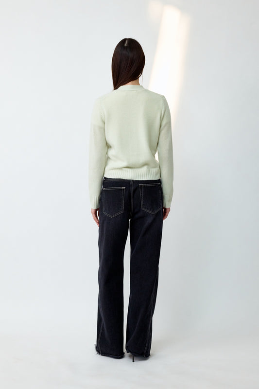 WEBBY SIDE PANEL WIDE DENIM