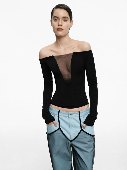 OFF-SHOULDER CORSET