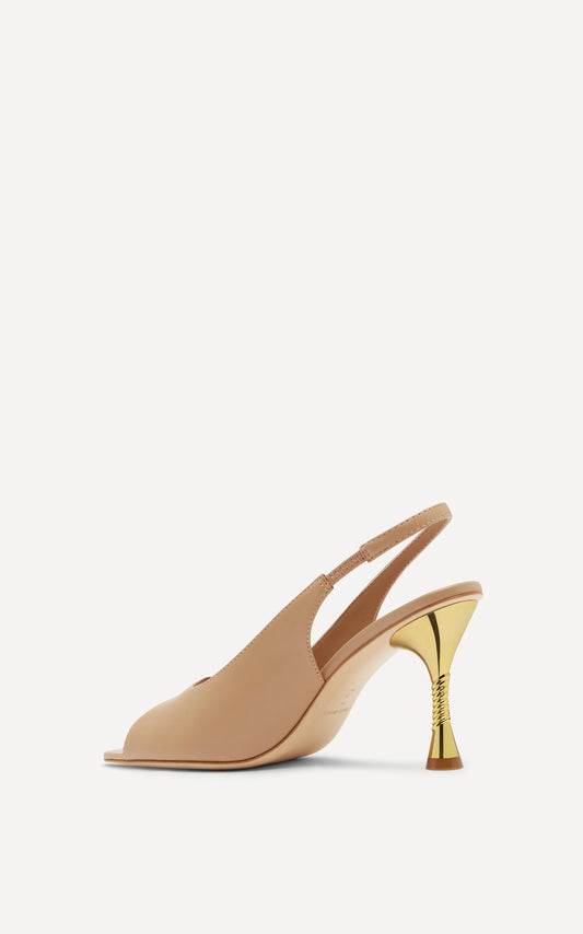 HELIX 90 SLINGBACK BEIGE