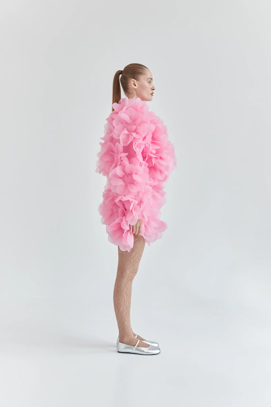 PEONY SOFT BOMBER JACKET PINK