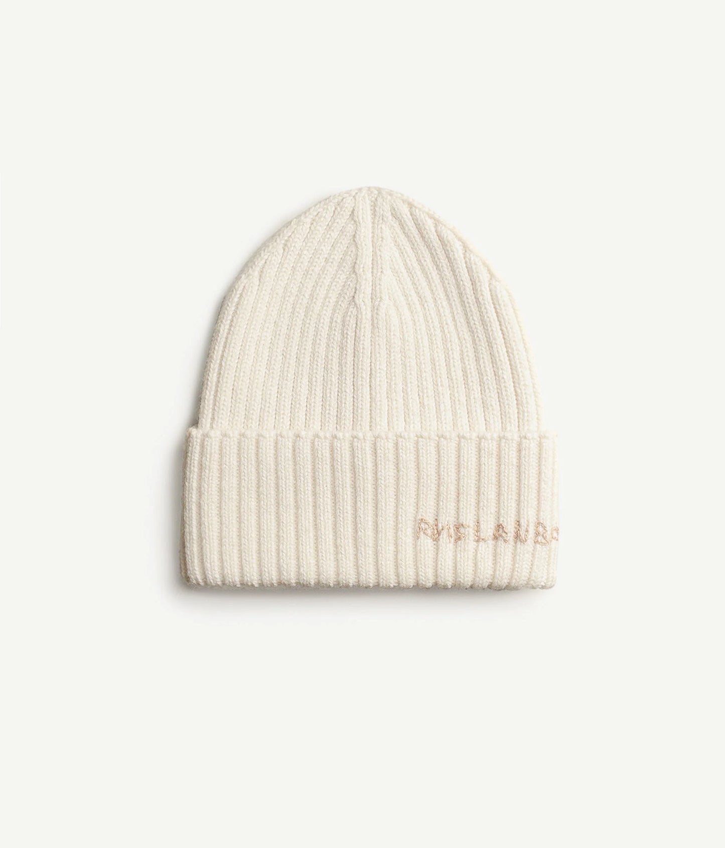 CREAM WOOL BEANIE