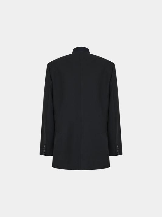 RODNEY WOOL LAYERED COLLAR JACKET