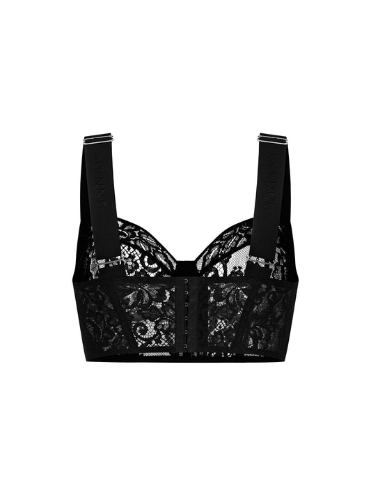 SICILIA NERO CORSET BRA