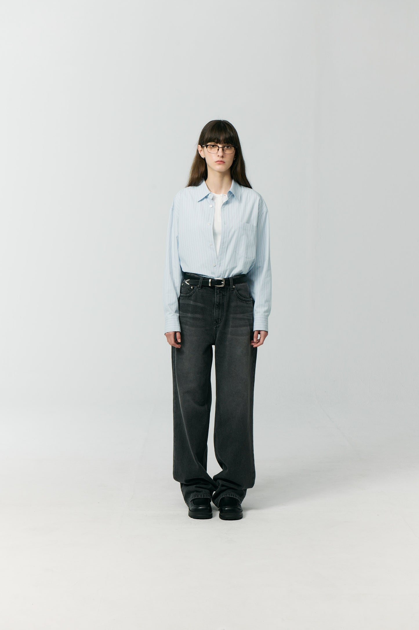 SKY BLUE STRIPED SHIRT