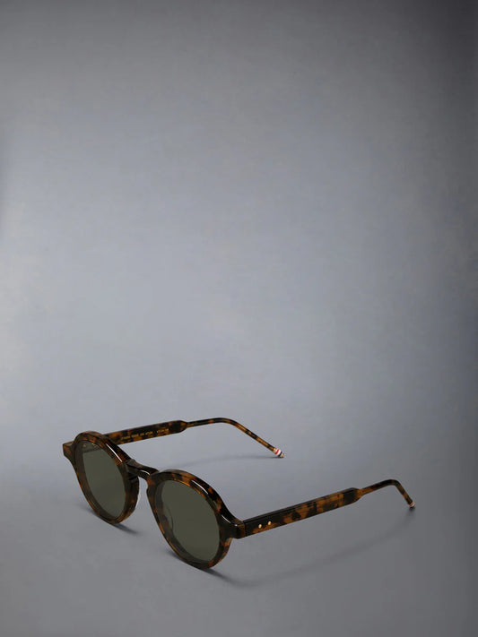 ROUND SUNGLASSES IN ACETATE TORTOISE