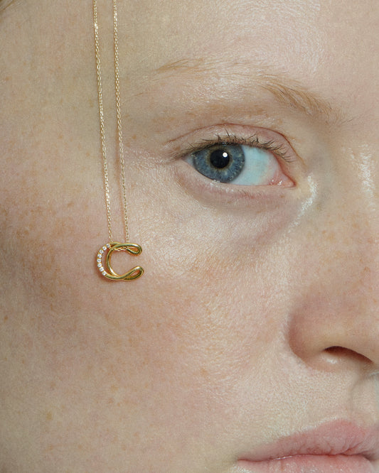 Alphajoaillerie Necklace - Letter C