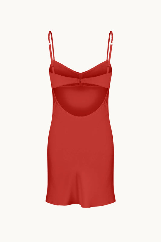 WATERLILY MINI RED DRESS