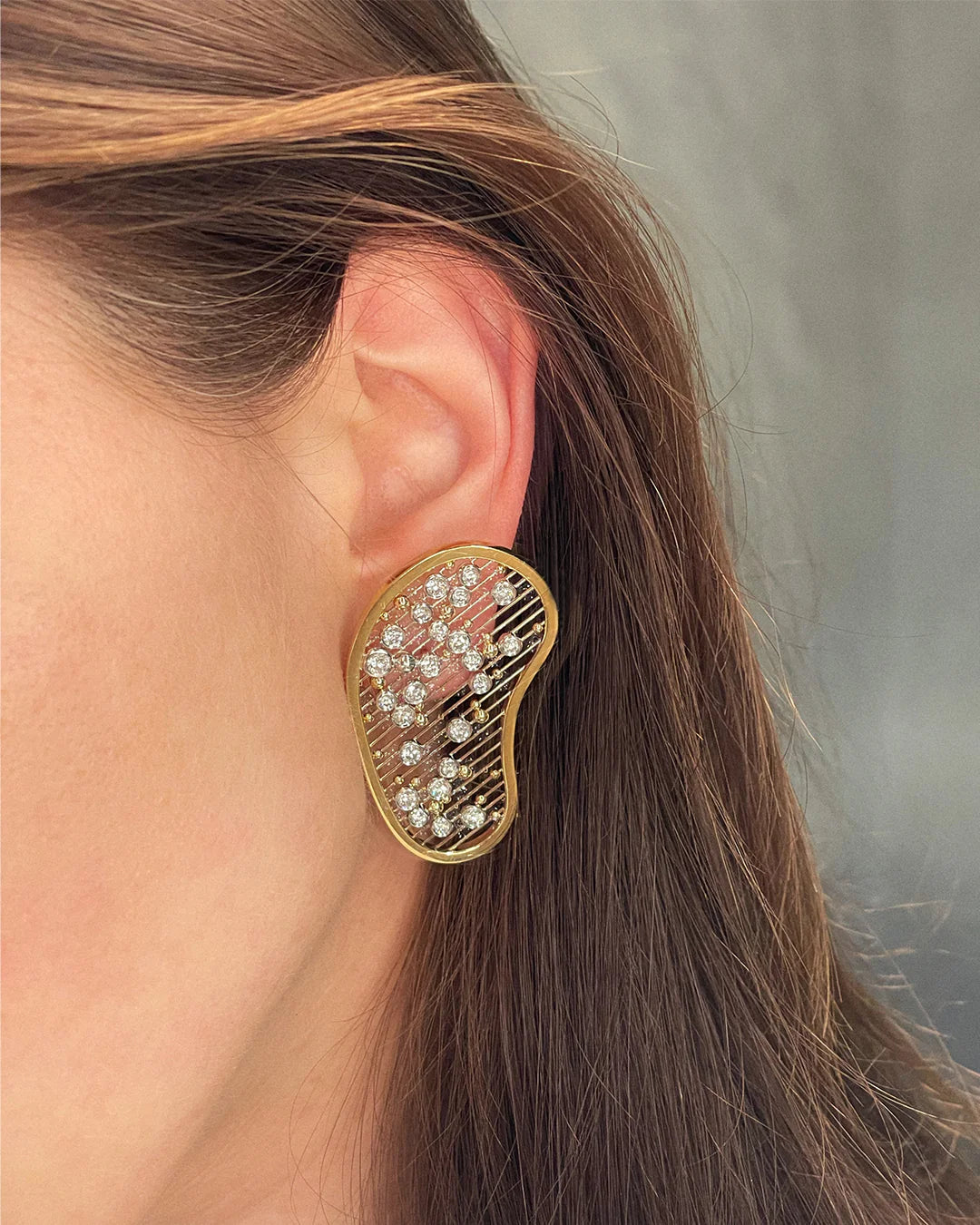 STRINGS THEORY EARRINGS/BROOCH 01