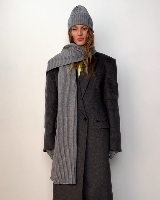 MONOGRAM-EMBROIDERED WOOL BEANIE