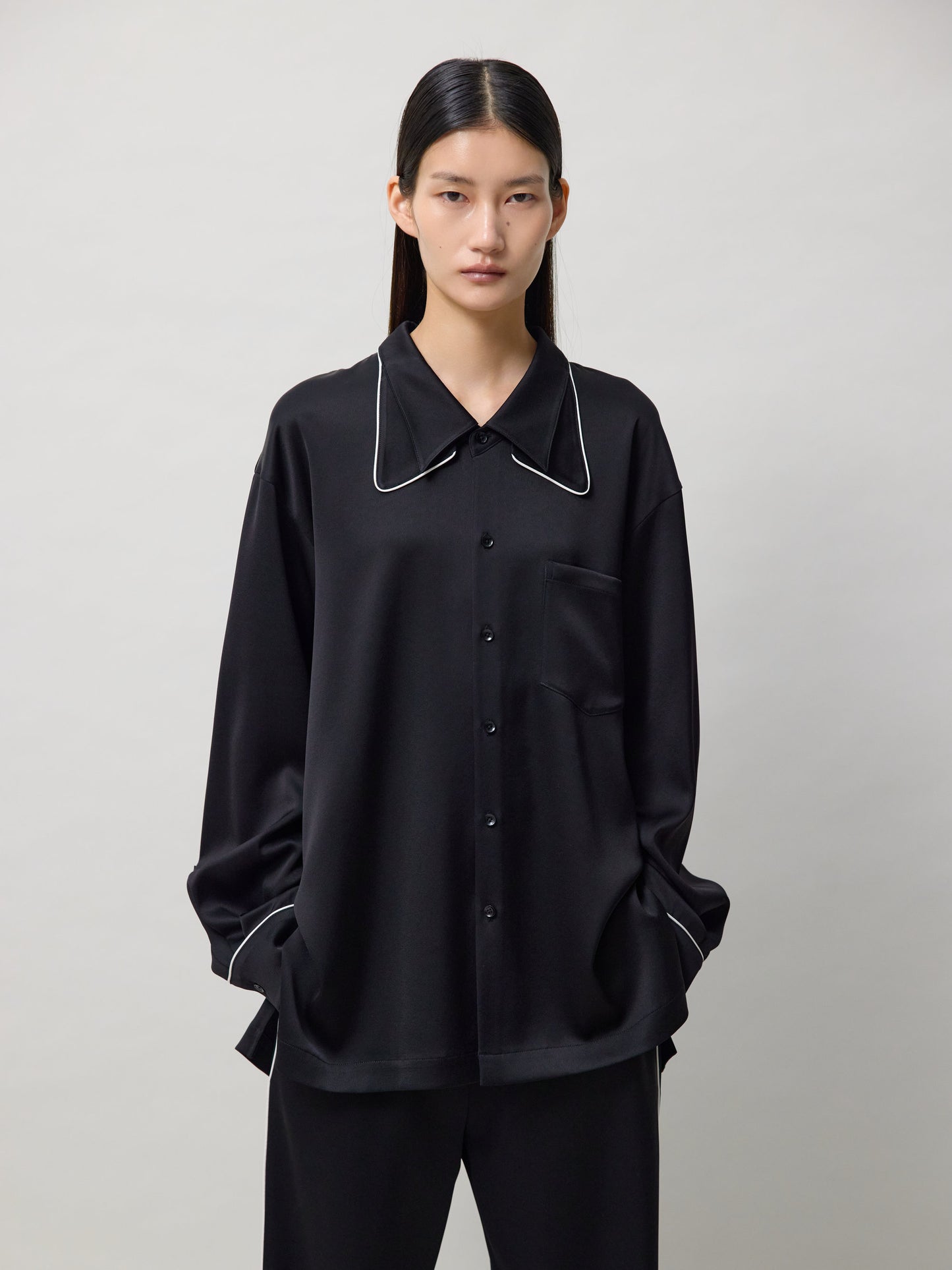 KAIRIS PIPING PAJAMA SHIRT