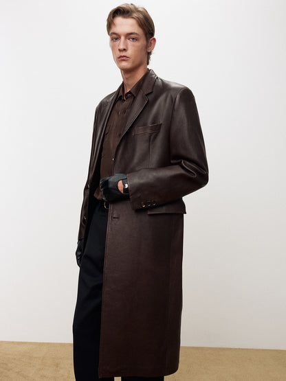NAKED LAMB LEATHER SINGLE COAT
