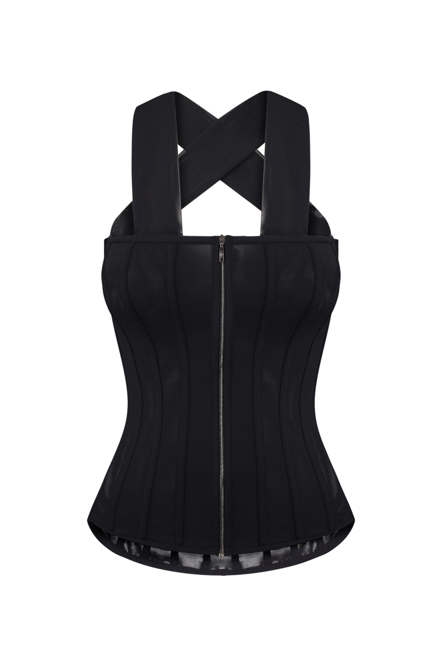 CORSET WITH FRONT ZIP