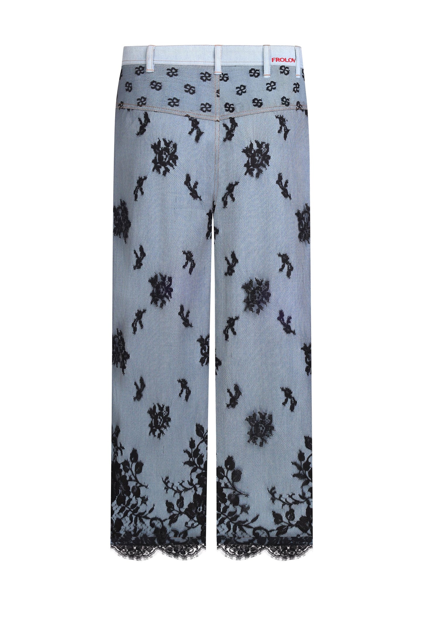 JEANS COVERED WITH LACE