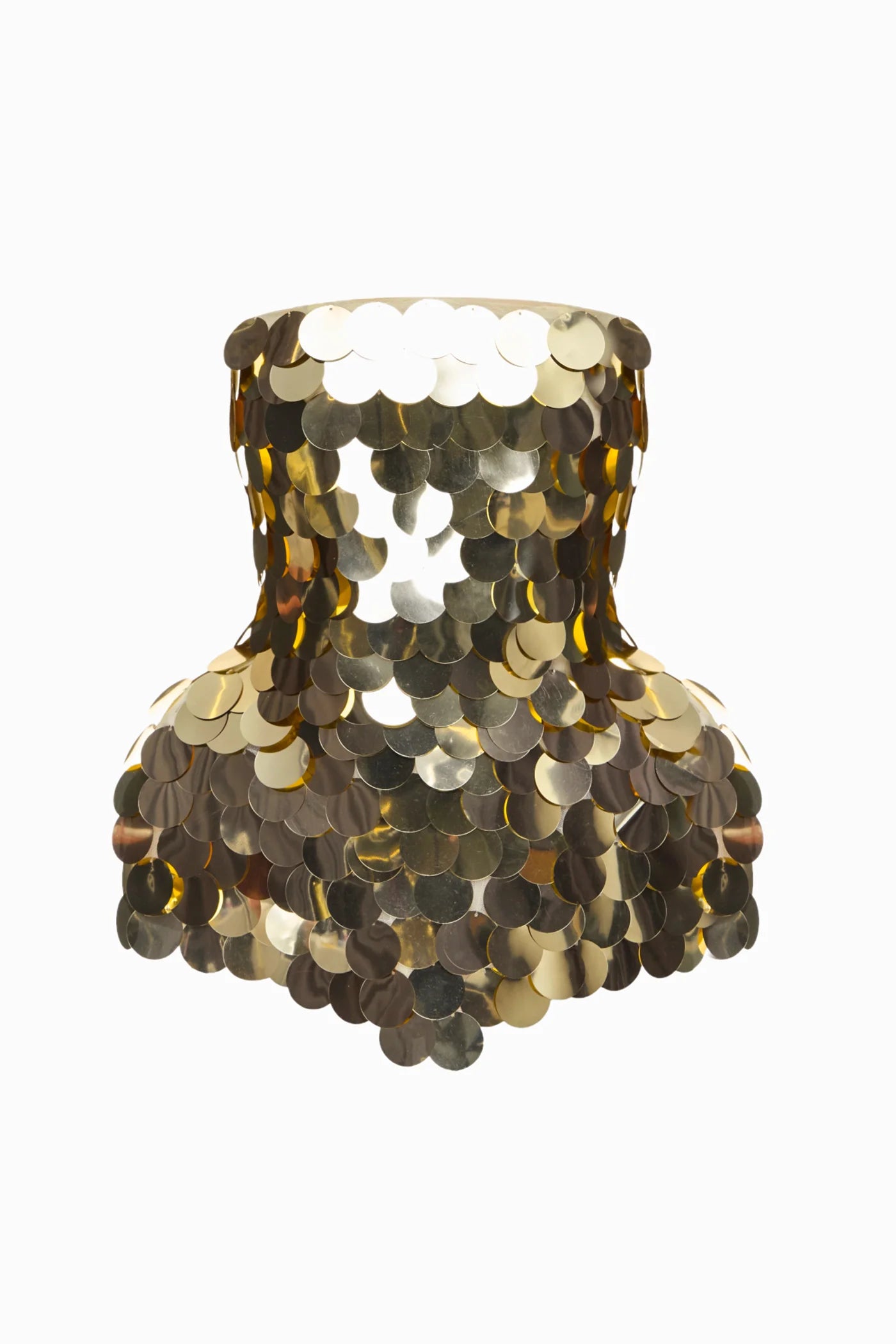 GOLDEN SEQUINED CORSET