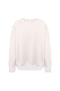 SWEATSHIRT WITH SILK FINISHING