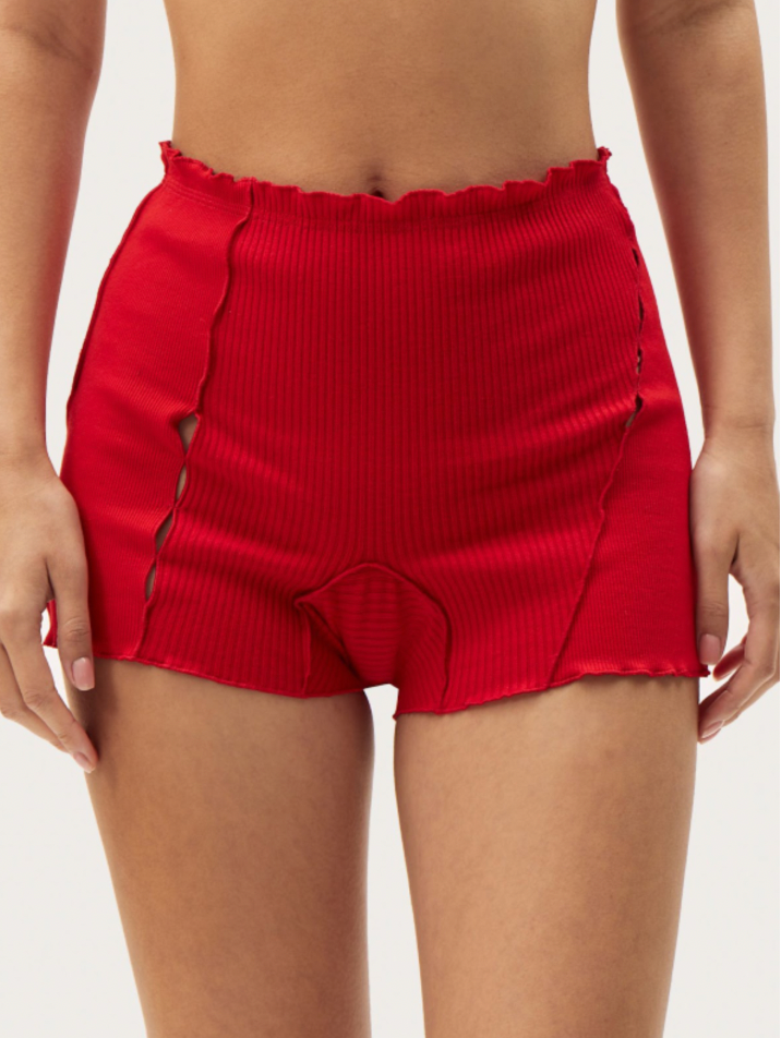 SHORTS IN RED