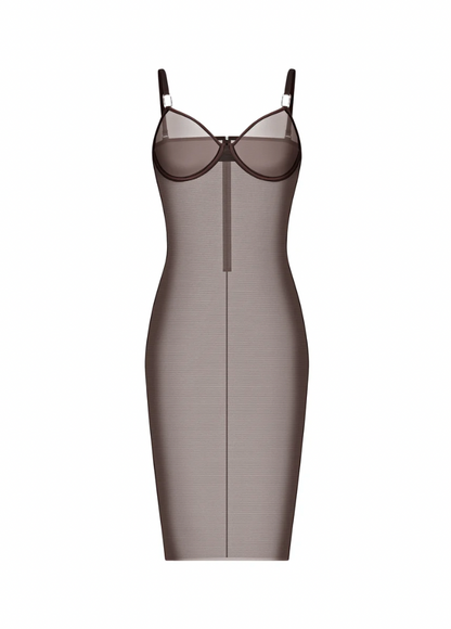 NINA GRAVITY MIDI DRESS