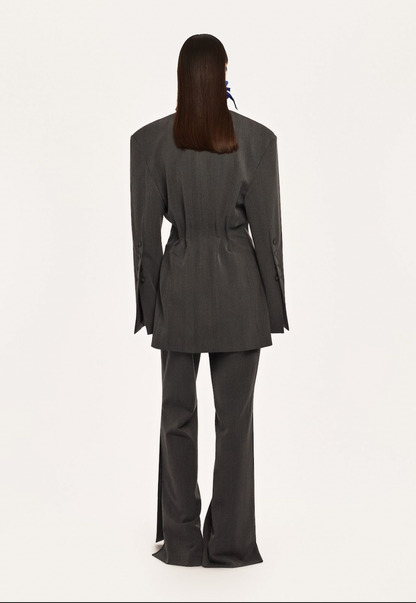 CINCHED JACKET DRESS