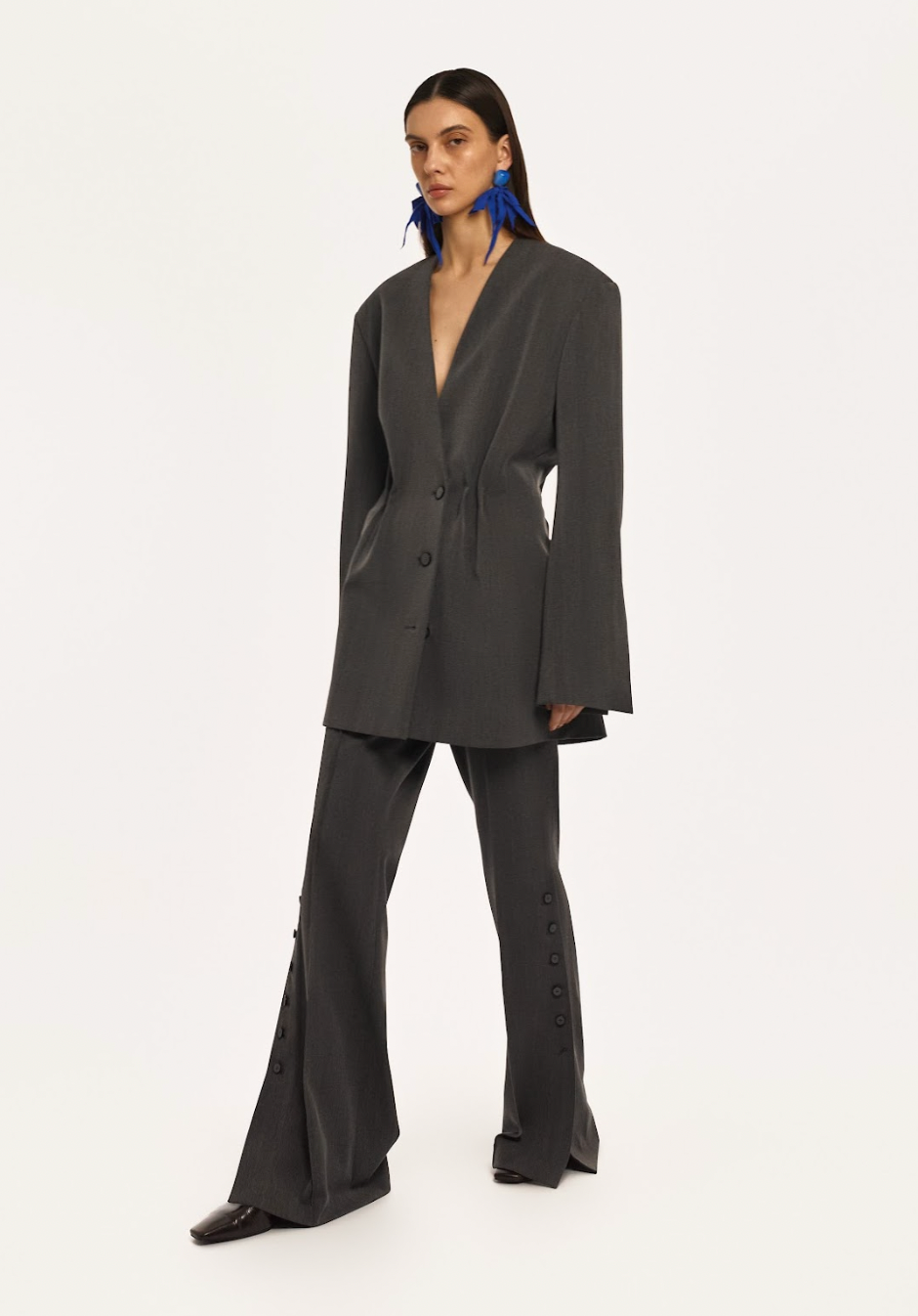 CINCHED JACKET DRESS