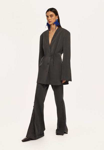 CINCHED JACKET DRESS