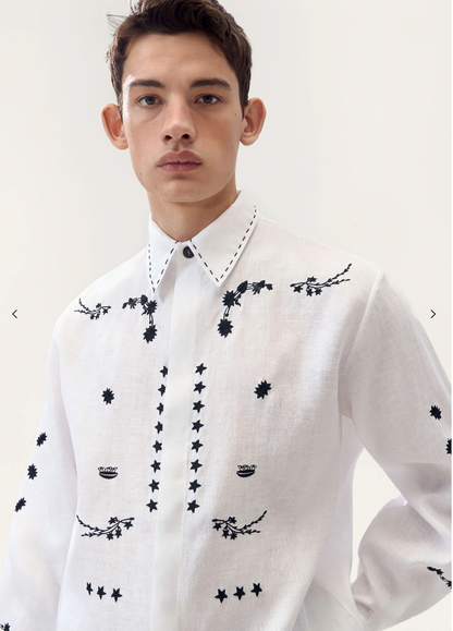 IVOR EMBROIDERED SHIRT