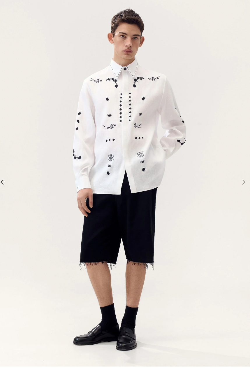 IVOR EMBROIDERED SHIRT