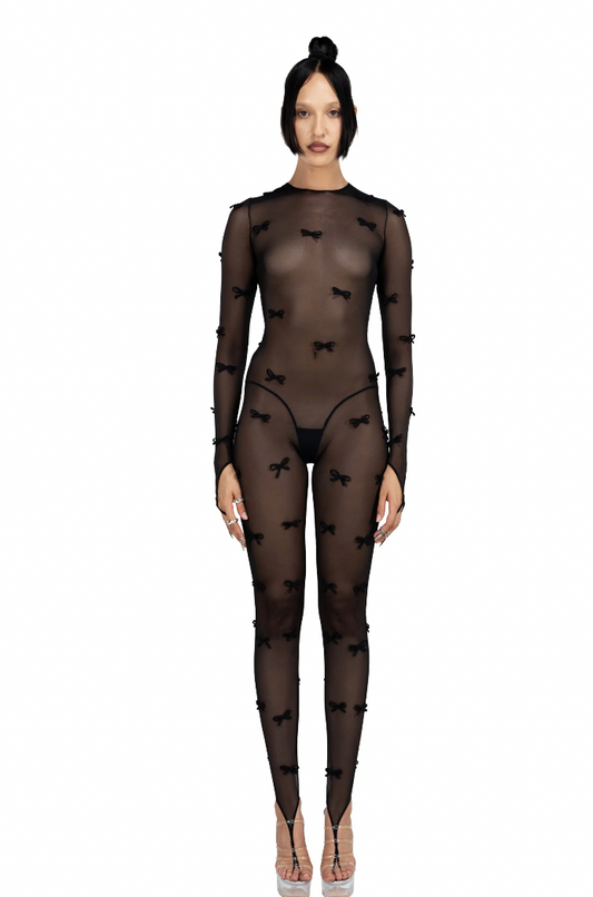 EMERY BLACK CATSUIT