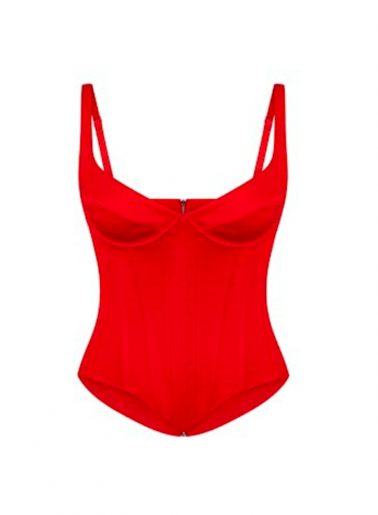 ZHADANA RED CORSET