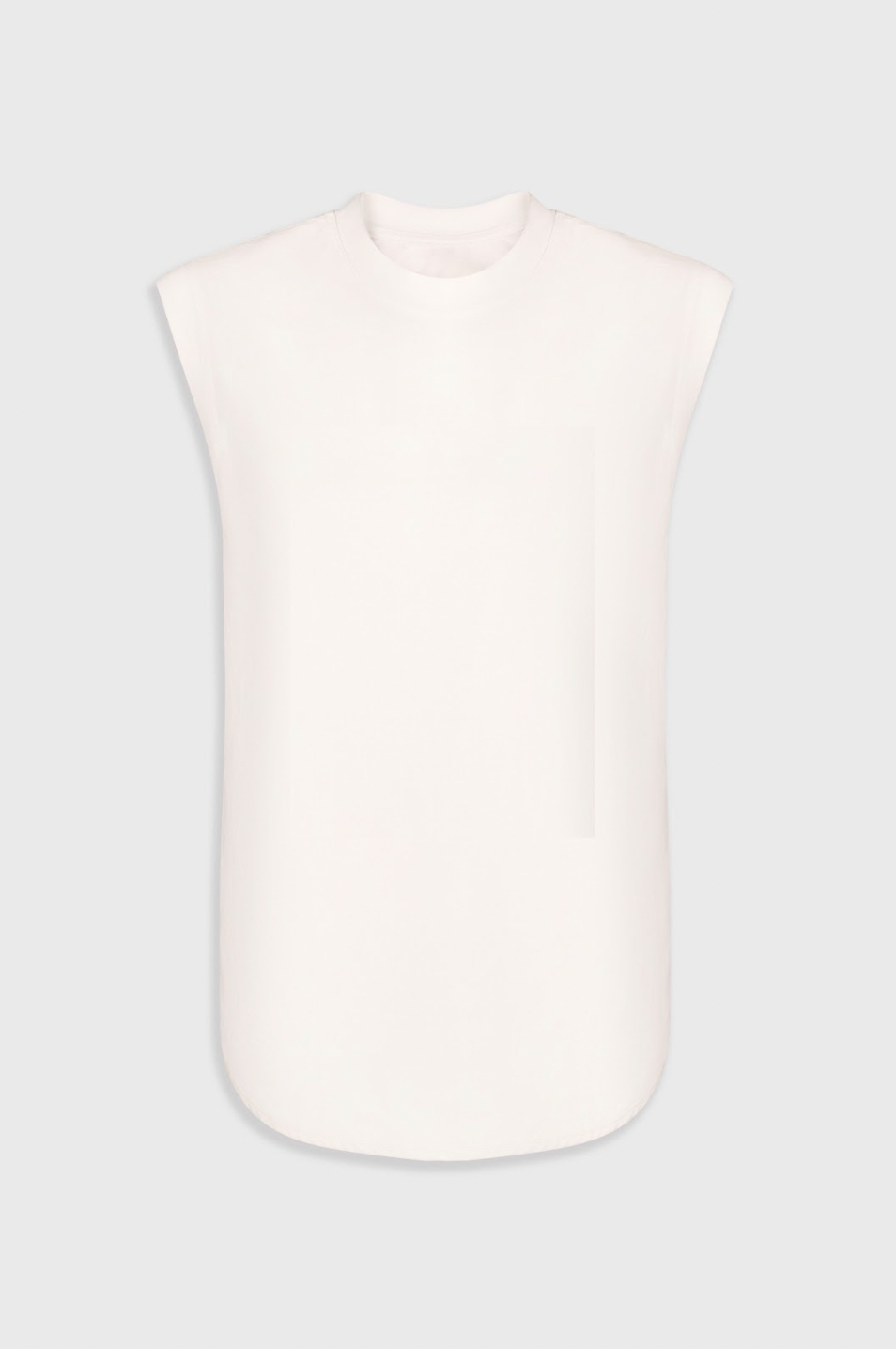 WHITE CRISS-CROSS BACK T-SHIRT