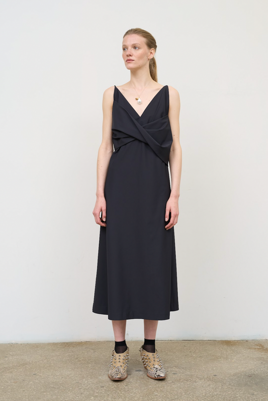 RUCHED BODYCON MIDI DRESS