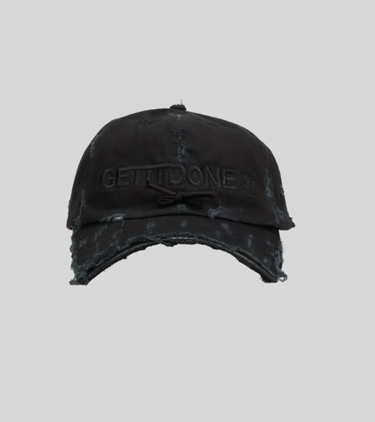 GETITDONE DISTRESSED BASEBALL HAT