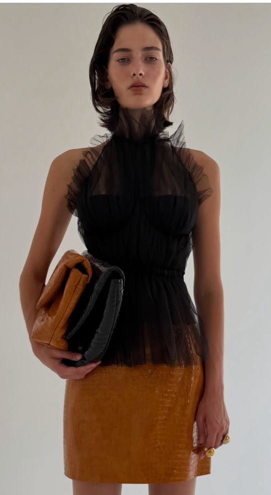 BAMBI CORSET TOP BLACK
