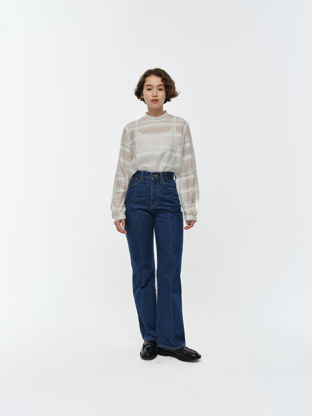 MILLEFEUILLE LACE BLOUSE
