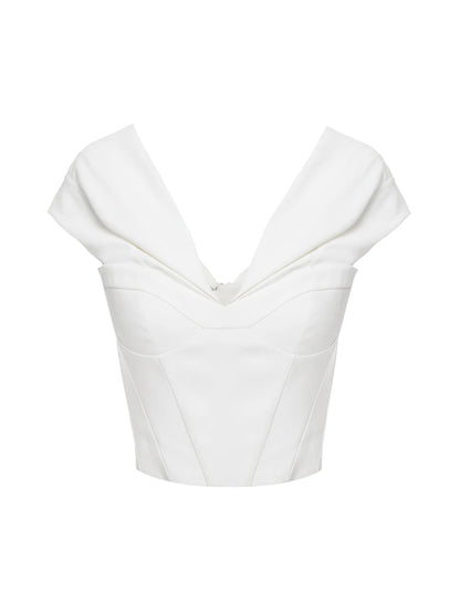 BUSTIER CORSER BALLET WHITE