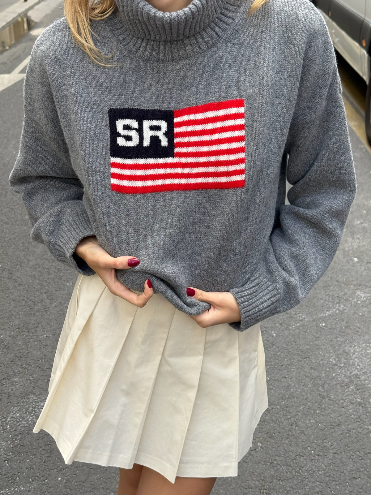 FLAG WOOL TURTLENECK